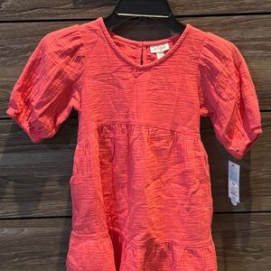 Cat & Jack Vibrant Coral dress